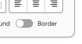 Border feature