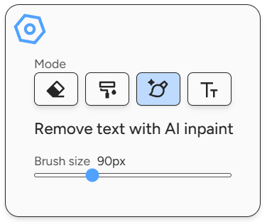 Inpainting feature details